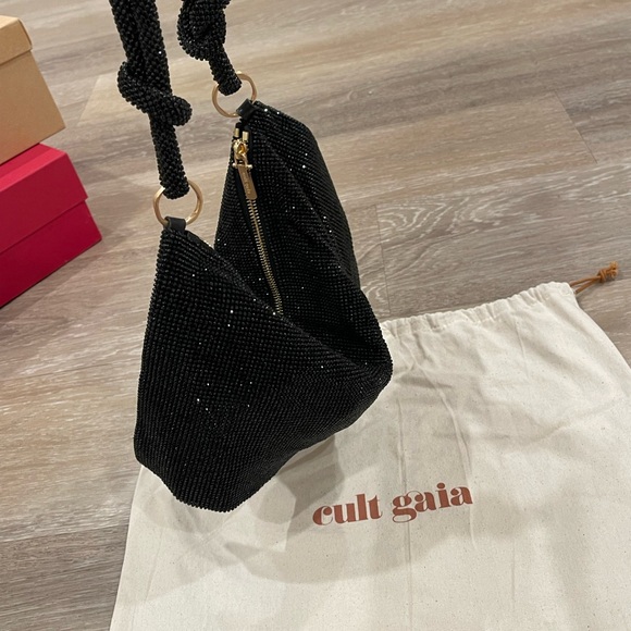 Cult Gaia Black Beaded Wristlet - Picture 4 of 5